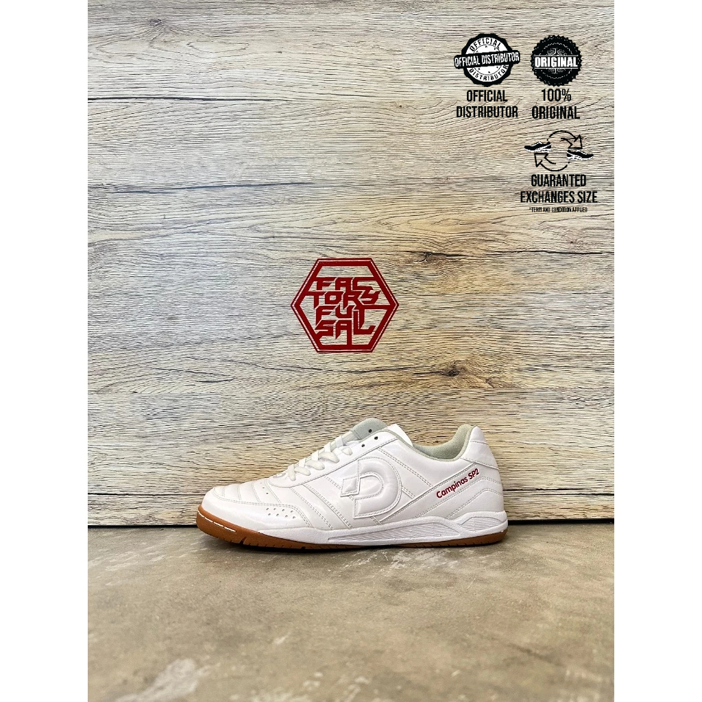 DESPORTE CAMPINAS SP2 (WHITE) KASUT FUTSAL SHOES – Factory Futsal