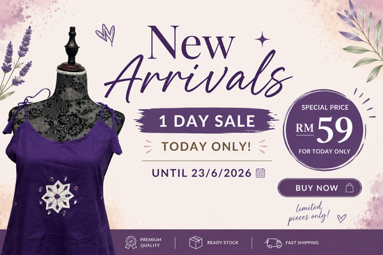 1 DAY HOT SALE RM 59 FREE POSTAGE | TESHA 