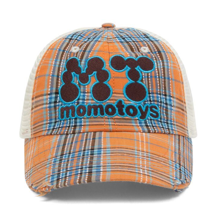 Orange Plaid Trucker 1