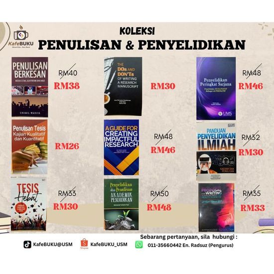 PENULISAN & PENYELIDIKAN | Kafe Buku