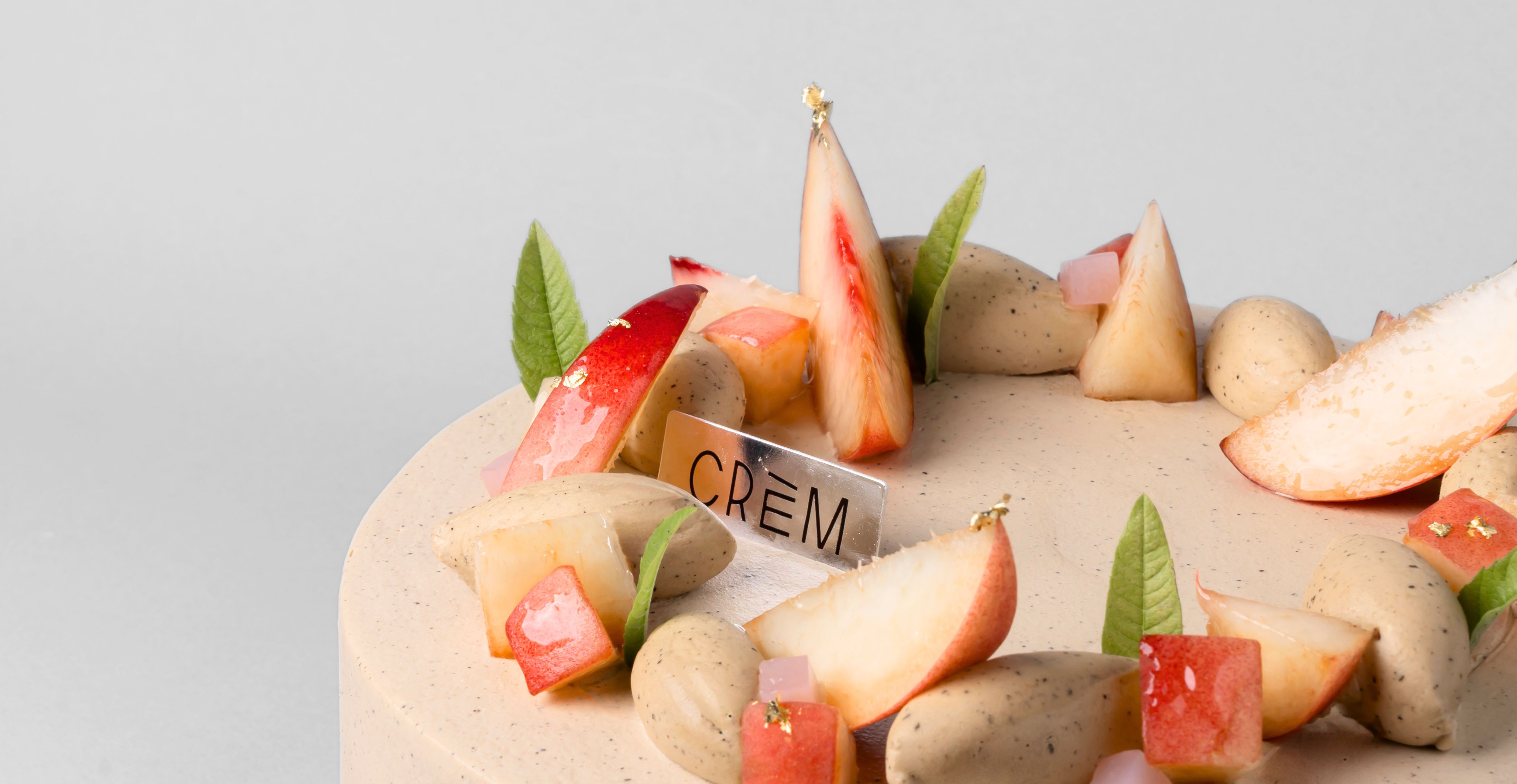 從白桃果香，到烏龍回甘 | CRÈM_奶油甜點專門店