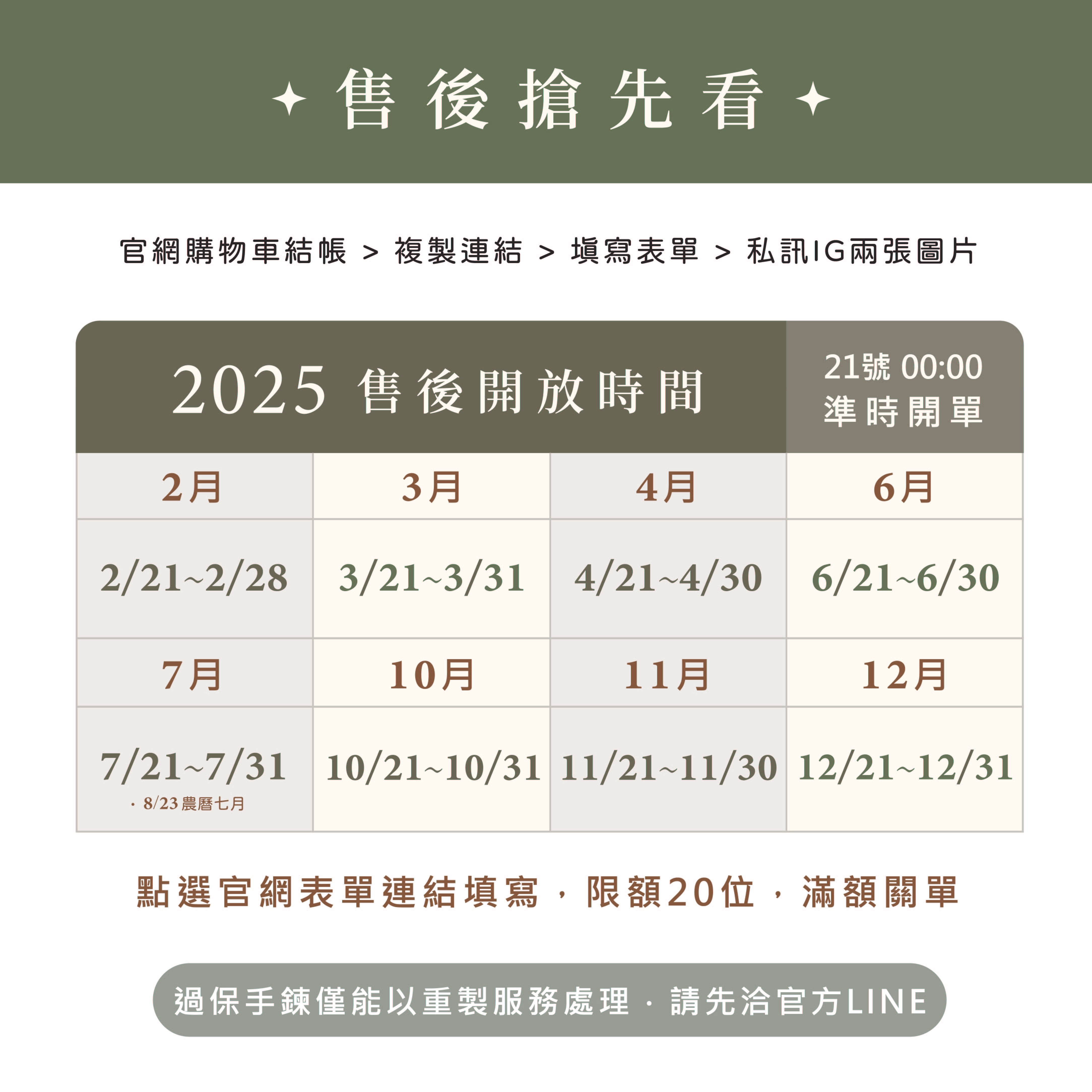 2025售後搶先看IG圖文