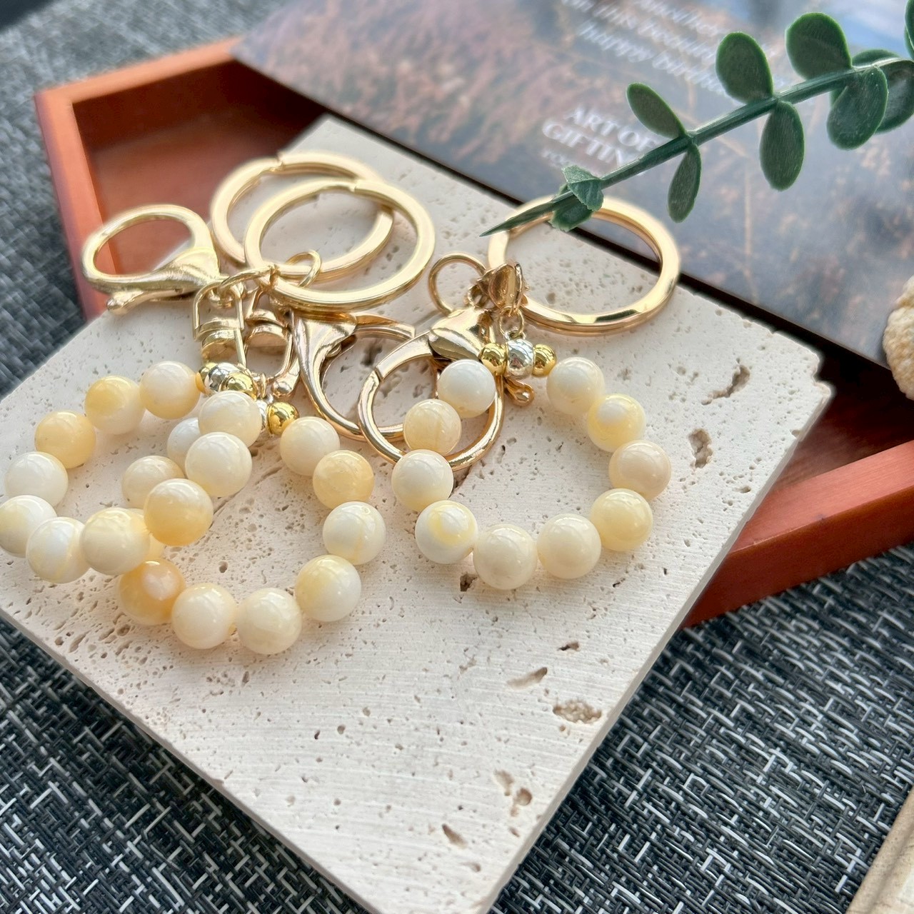 LINE_ALBUM_0105《十全十美·平安健康》微瑕硨磲掛飾鑰匙圈$299·3條_260105_6