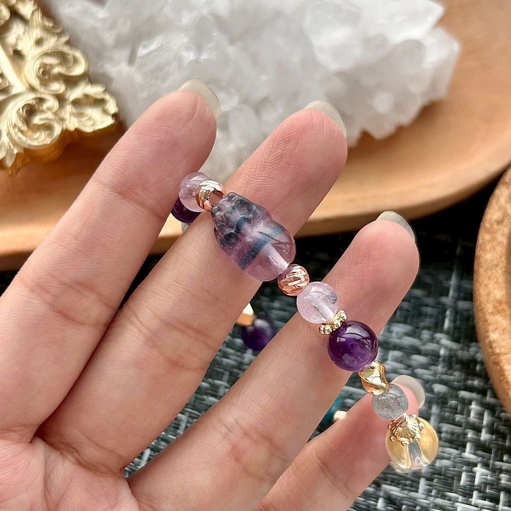 LINE_ALBUM_0410·【超甜價】能量寓意系列 - 智慧與理性｜螢石貔貅水晶手鍊_260410_5