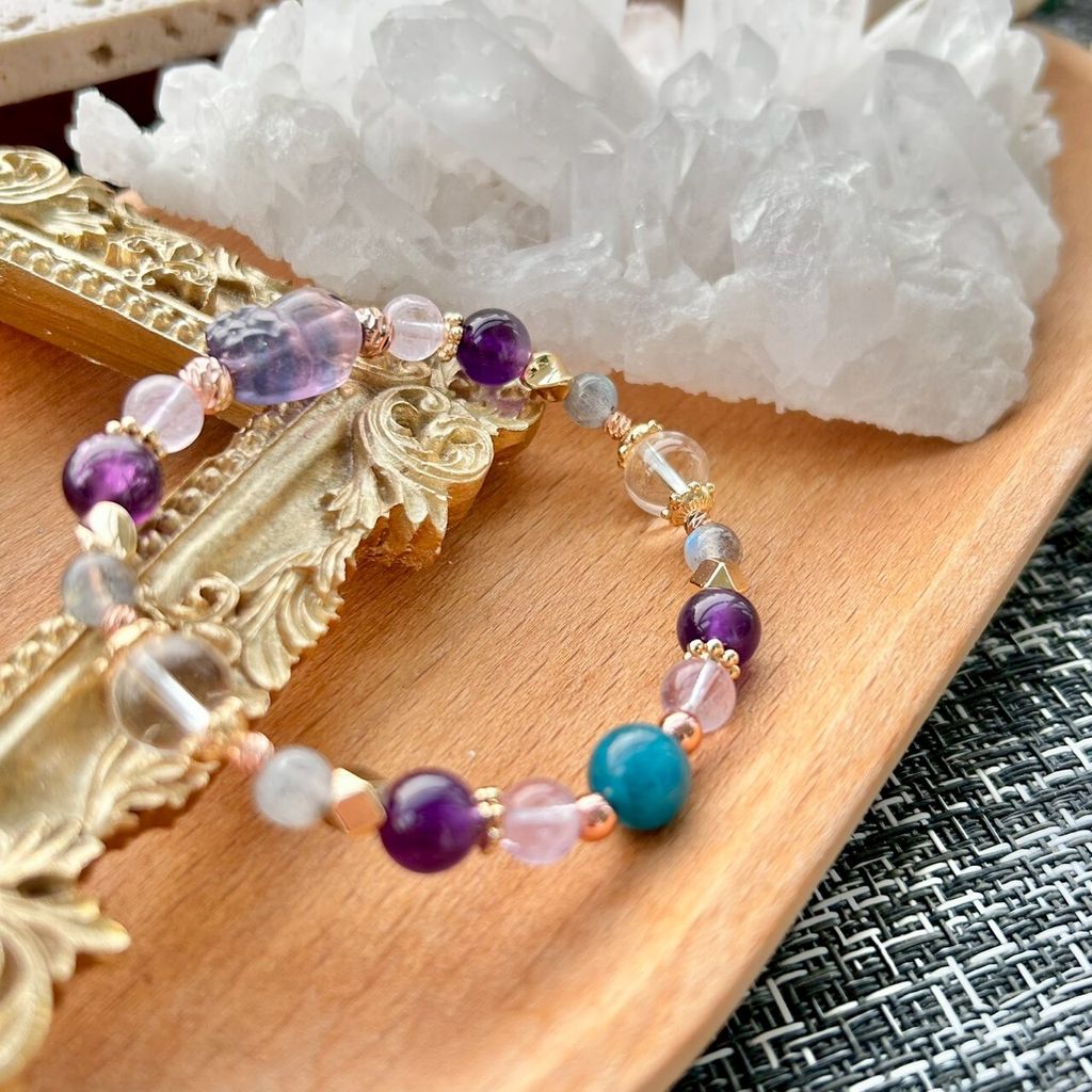 LINE_ALBUM_0410·【超甜價】能量寓意系列 - 智慧與理性｜螢石貔貅水晶手鍊_260410_8