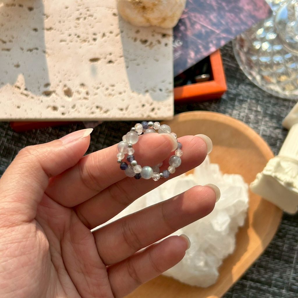 LINE_ALBUM_0410·水晶戒指 - 堇青石｜拉長石｜白體鈦晶《防小人尾戒》_260410_1