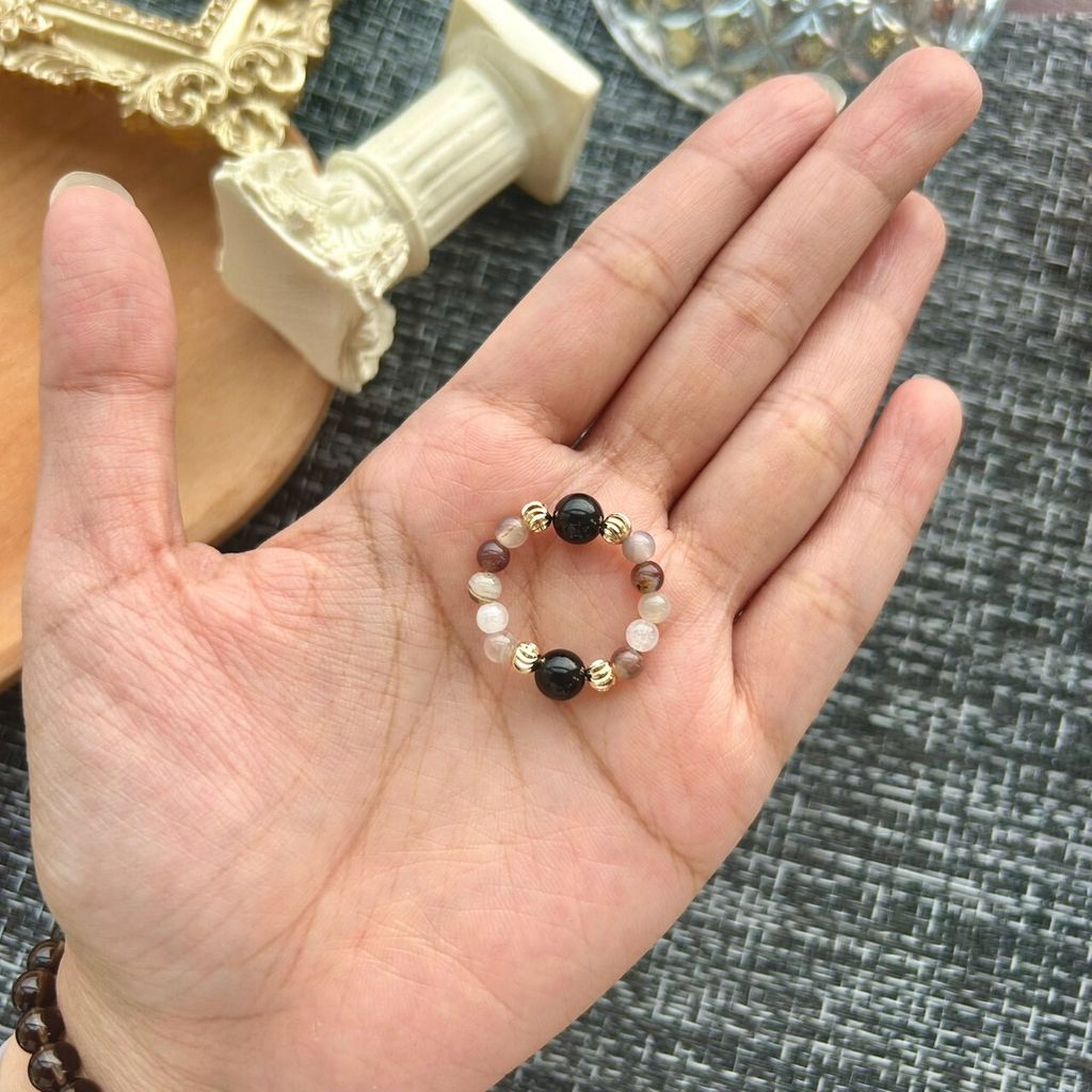 LINE_ALBUM_0721·水晶戒指 - 波斯瑪瑙+黑瑪瑙+月光石《避邪擋煞》_260721_8