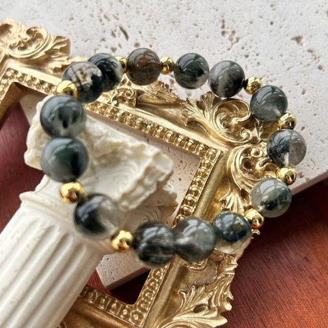 LINE_ALBUM_0314 - 孤品·原礦綠髮晶水晶手鍊_250314_6