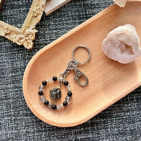 LINE_ALBUM_0611·闆娘同款避邪擋煞 - 金沙黑曜貓爪·掛飾鑰匙圈_250611_12