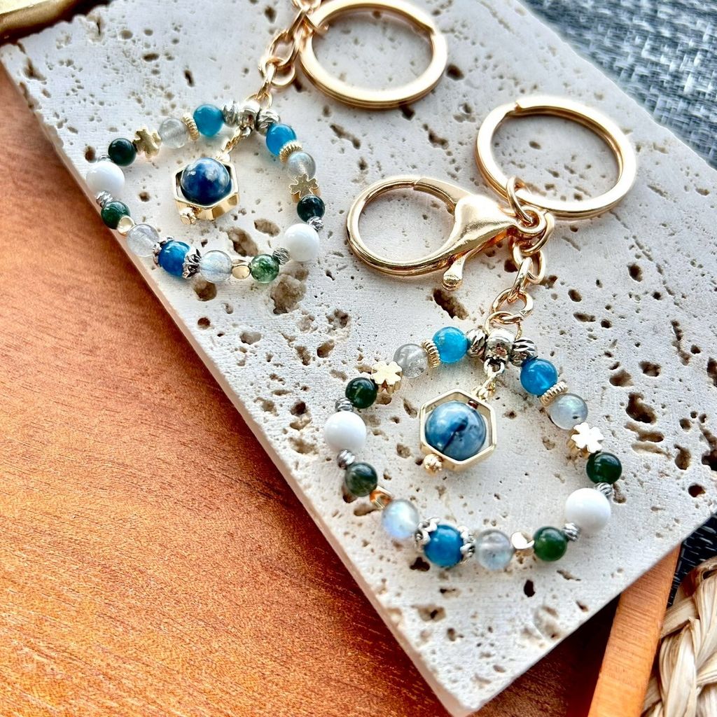 LINE_ALBUM_0718·藍晶石《限量》掛飾鑰匙圈_250718_1