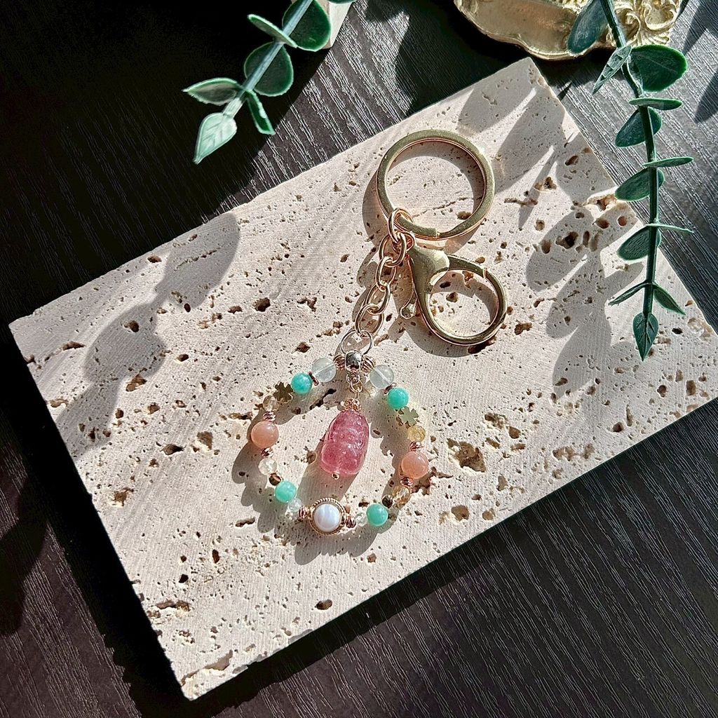 LINE_ALBUM_0913·夏日香氣｜草莓晶貔貅 - 掛飾鑰匙圈_250913_2