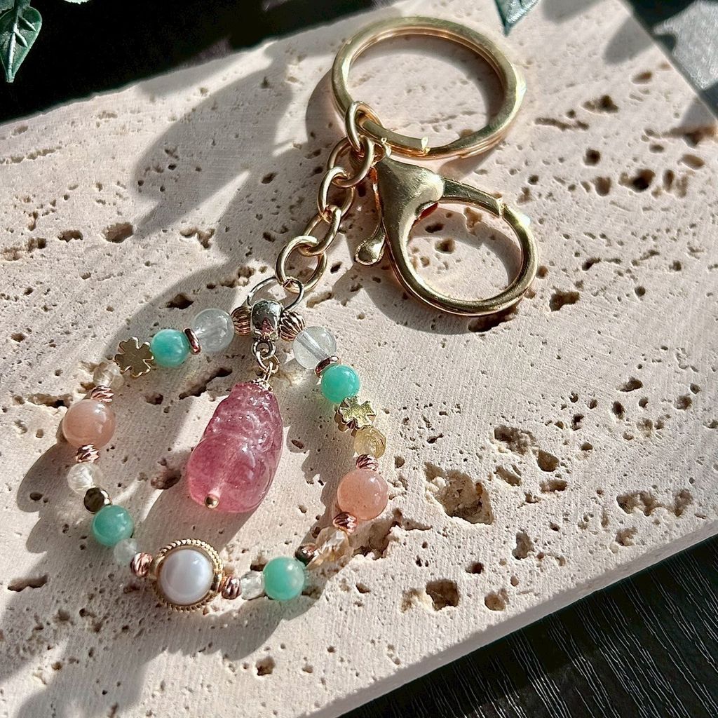 LINE_ALBUM_0913·夏日香氣｜草莓晶貔貅 - 掛飾鑰匙圈_250913_12