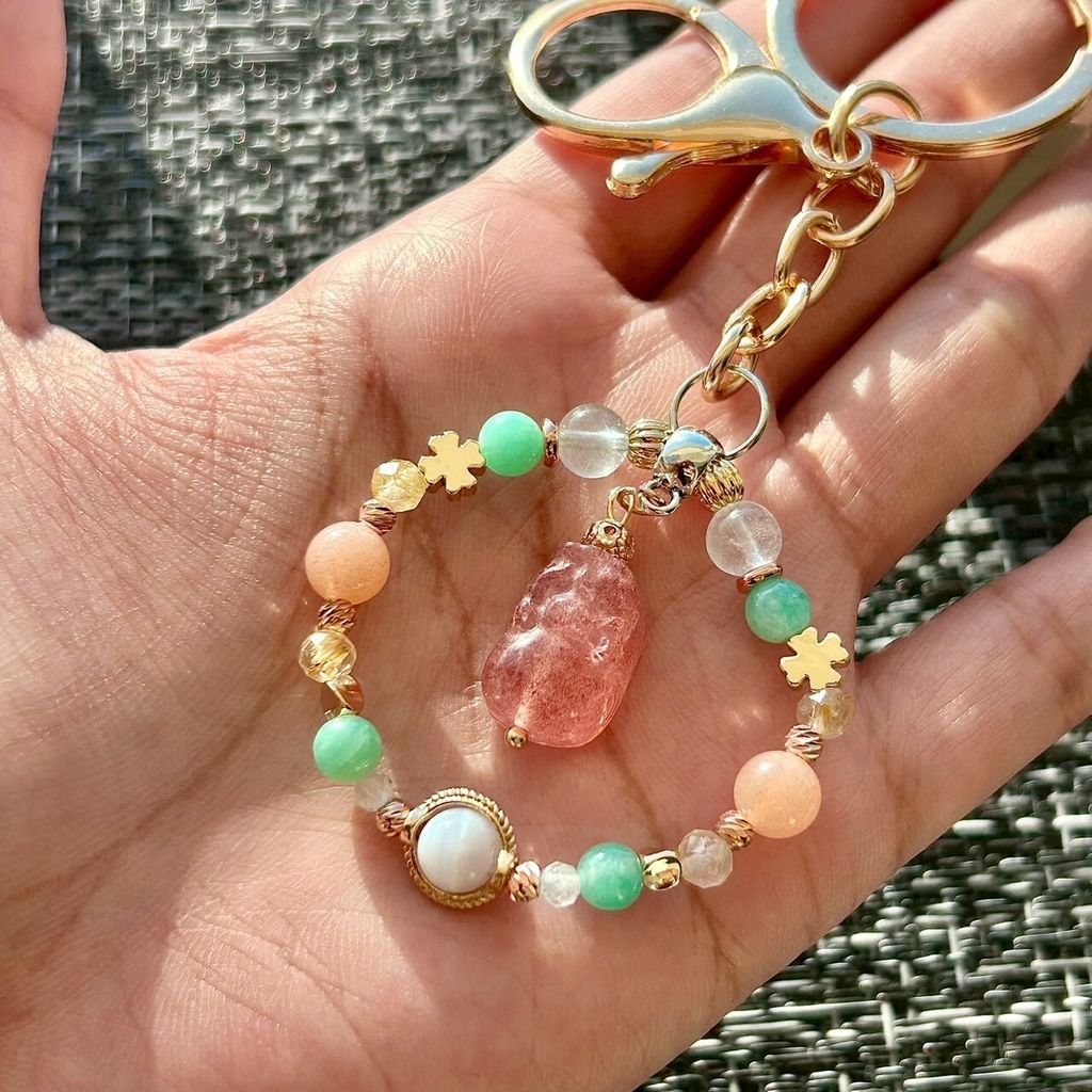 LINE_ALBUM_0913·夏日香氣｜草莓晶貔貅 - 掛飾鑰匙圈_250913_27