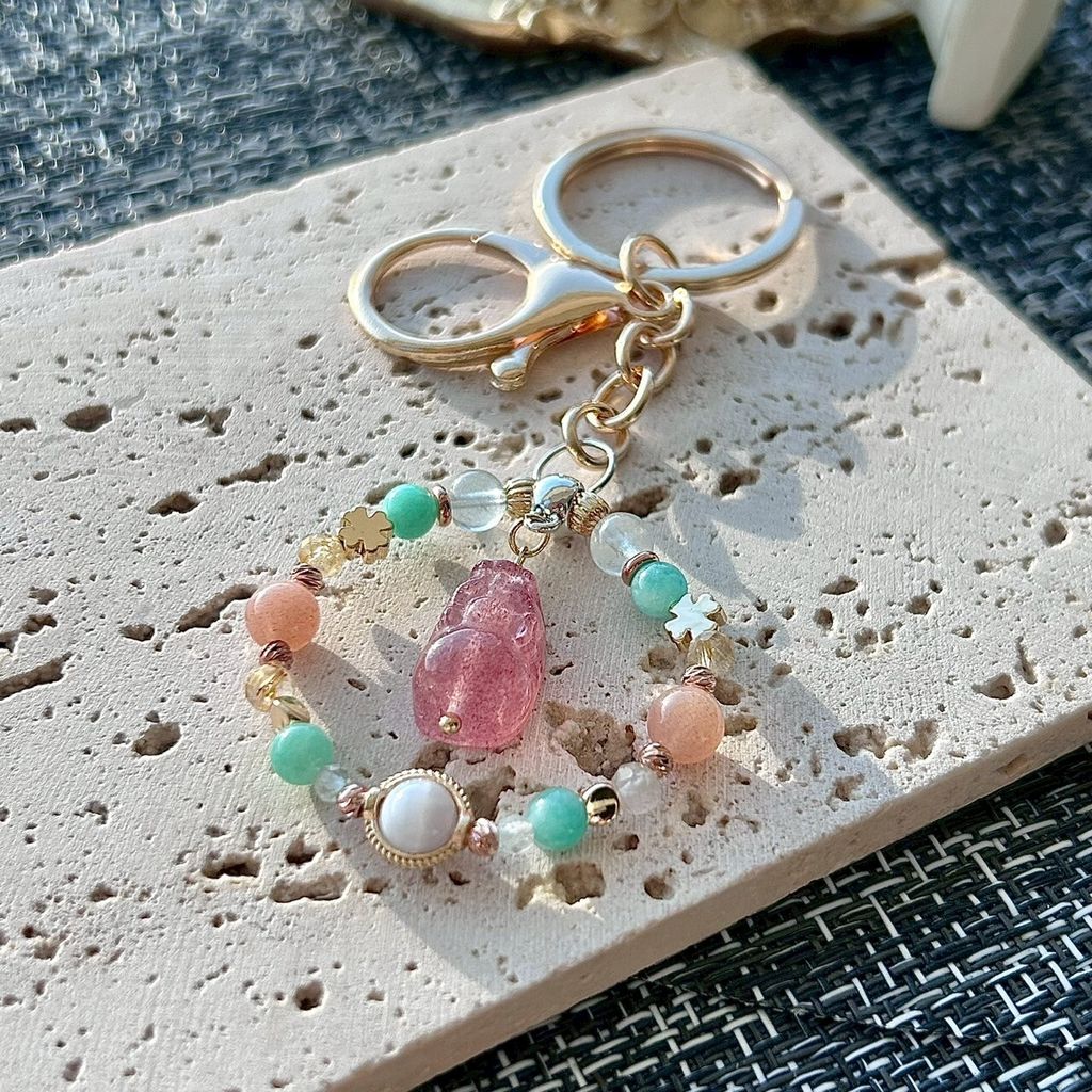 LINE_ALBUM_0913·夏日香氣｜草莓晶貔貅 - 掛飾鑰匙圈_250913_19