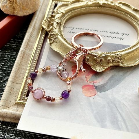 LINE_ALBUM_0105·《碧璽系列》暮光心語｜黃碧璽·粉紫碧璽 - 掛飾鑰匙圈_260105_2