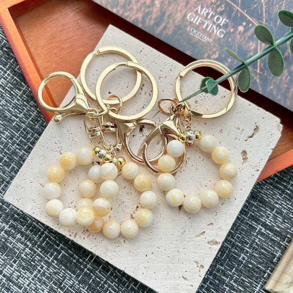 LINE_ALBUM_0105《十全十美·平安健康》微瑕硨磲掛飾鑰匙圈$299·3條_260105_1