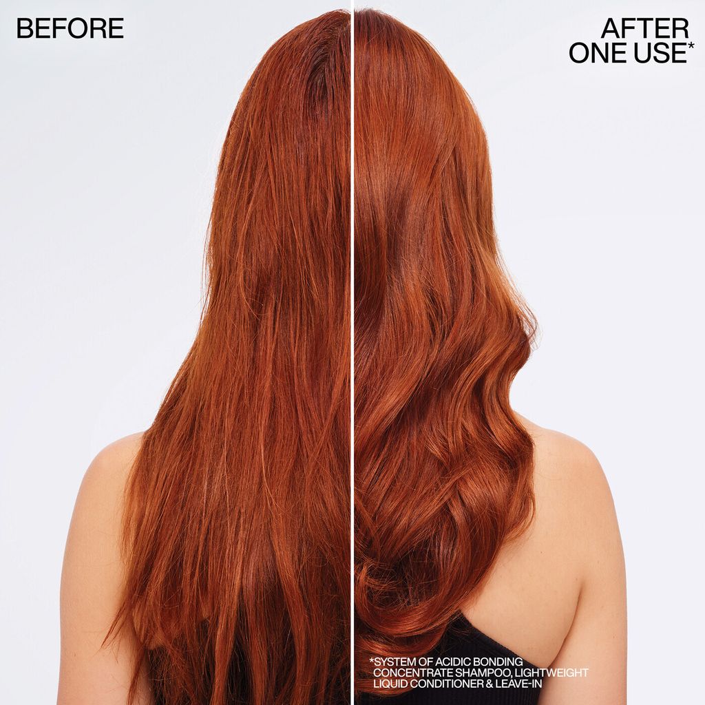 Redken-Acidic-Bonding-Concentrate-Shampoo-Lightweight-Conditioner-Leave-In-Before-After-Model-Gabrielle