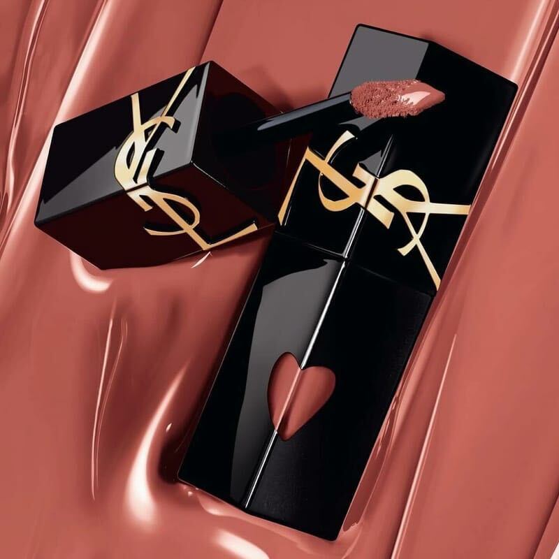 預購| YSL 奢華印記鎖心光唇釉奢華緞面漆光唇釉愛心唇釉#622 #610 #440