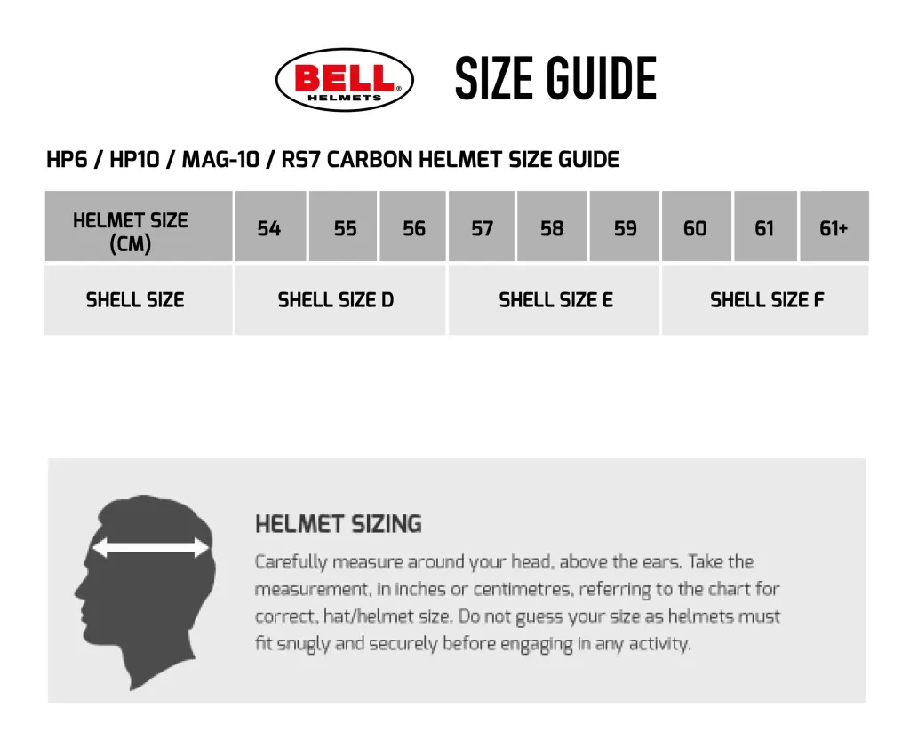 bell-carbon-series-sizeguide-2022