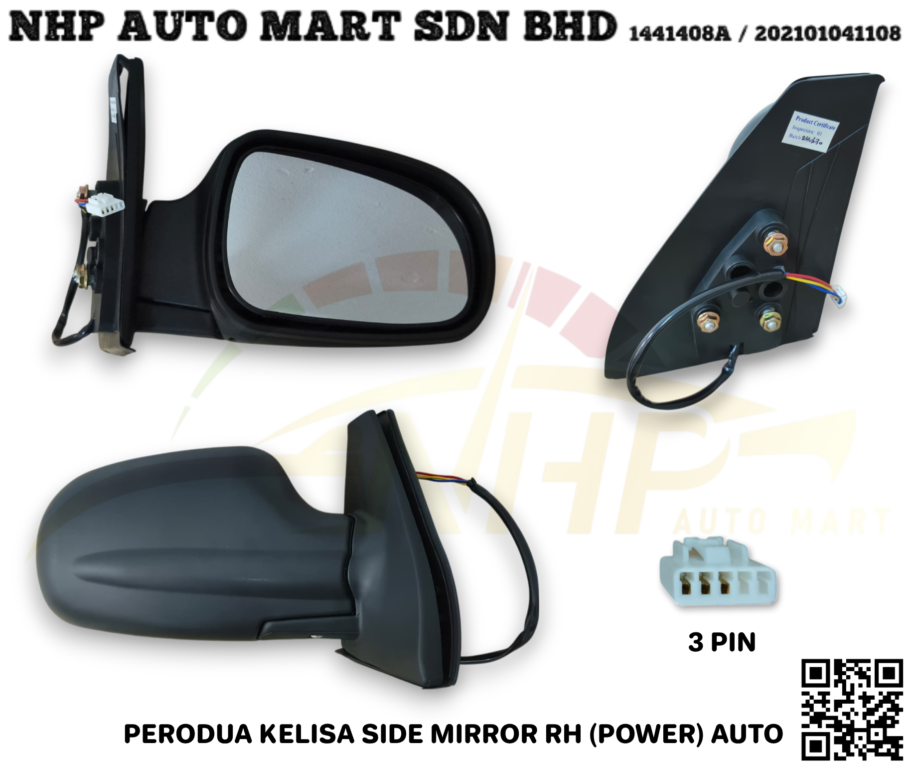 87910-87Z22 (F-R) RH NHP