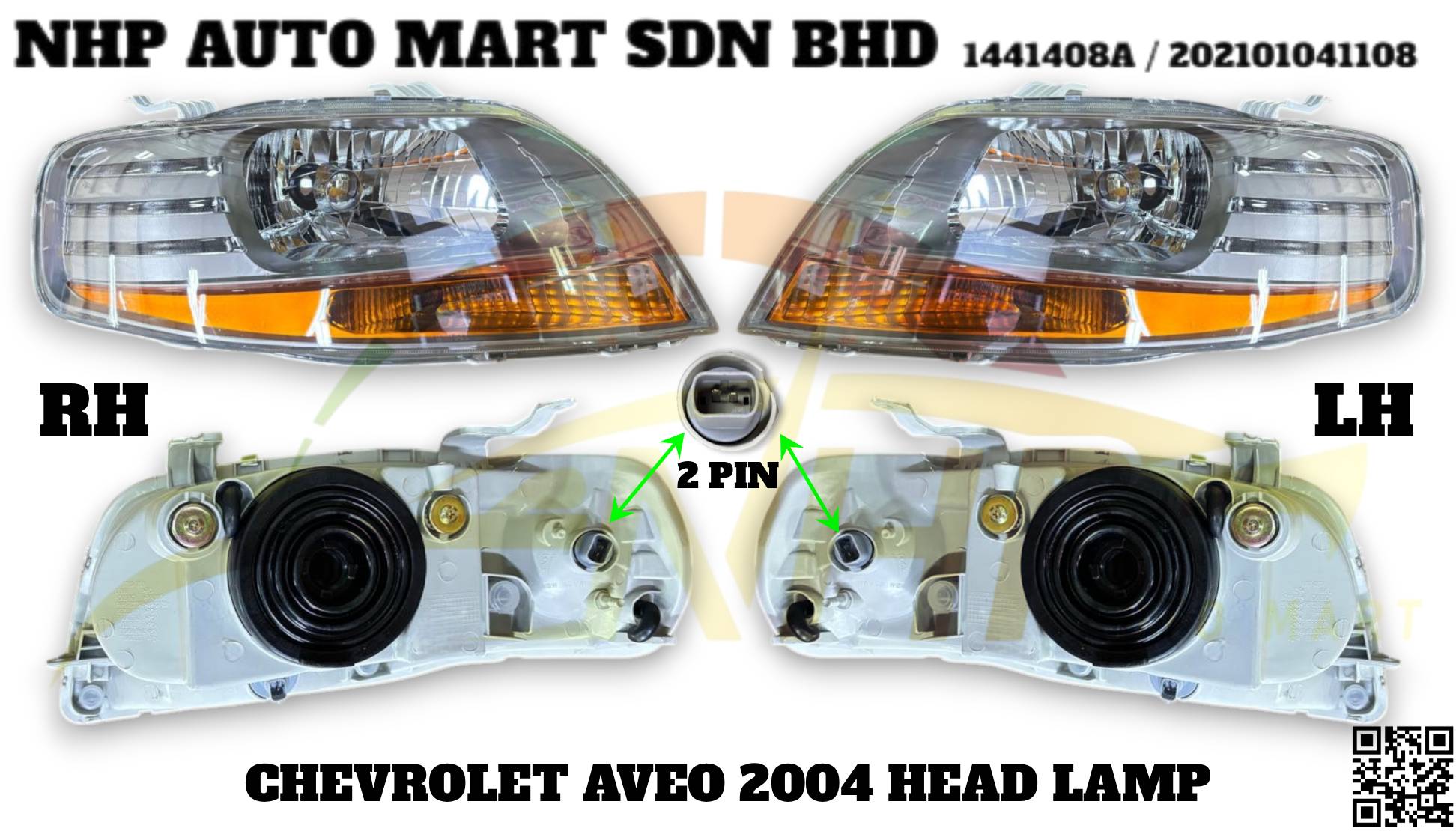 CVA01A-4031A-RNND- RH LH NHP