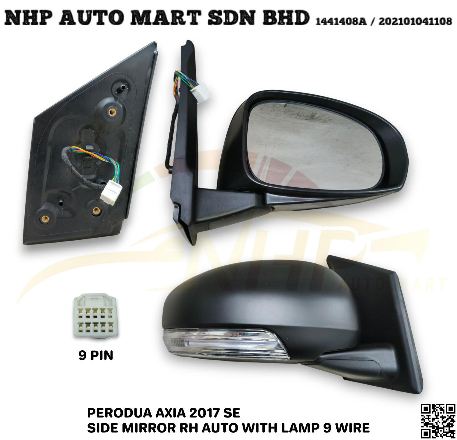 87940-BZC70 RH (F-R) NHP