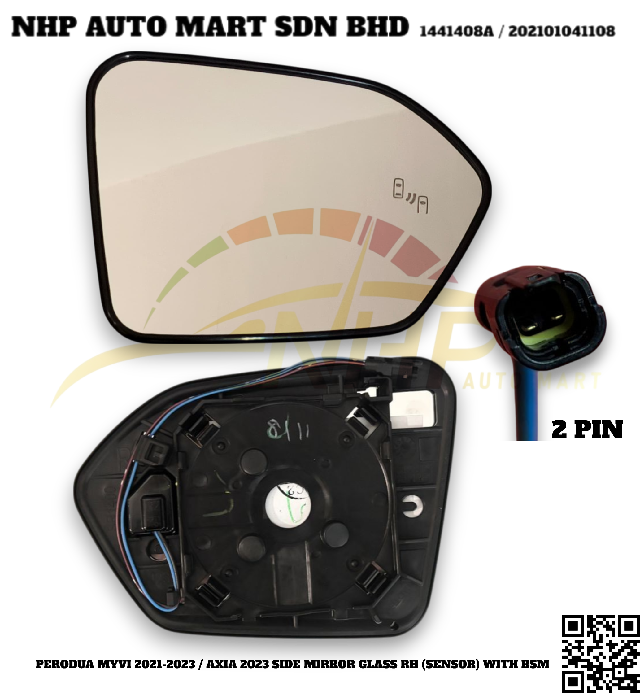 87931-BZ140 (F-R) RH NHP