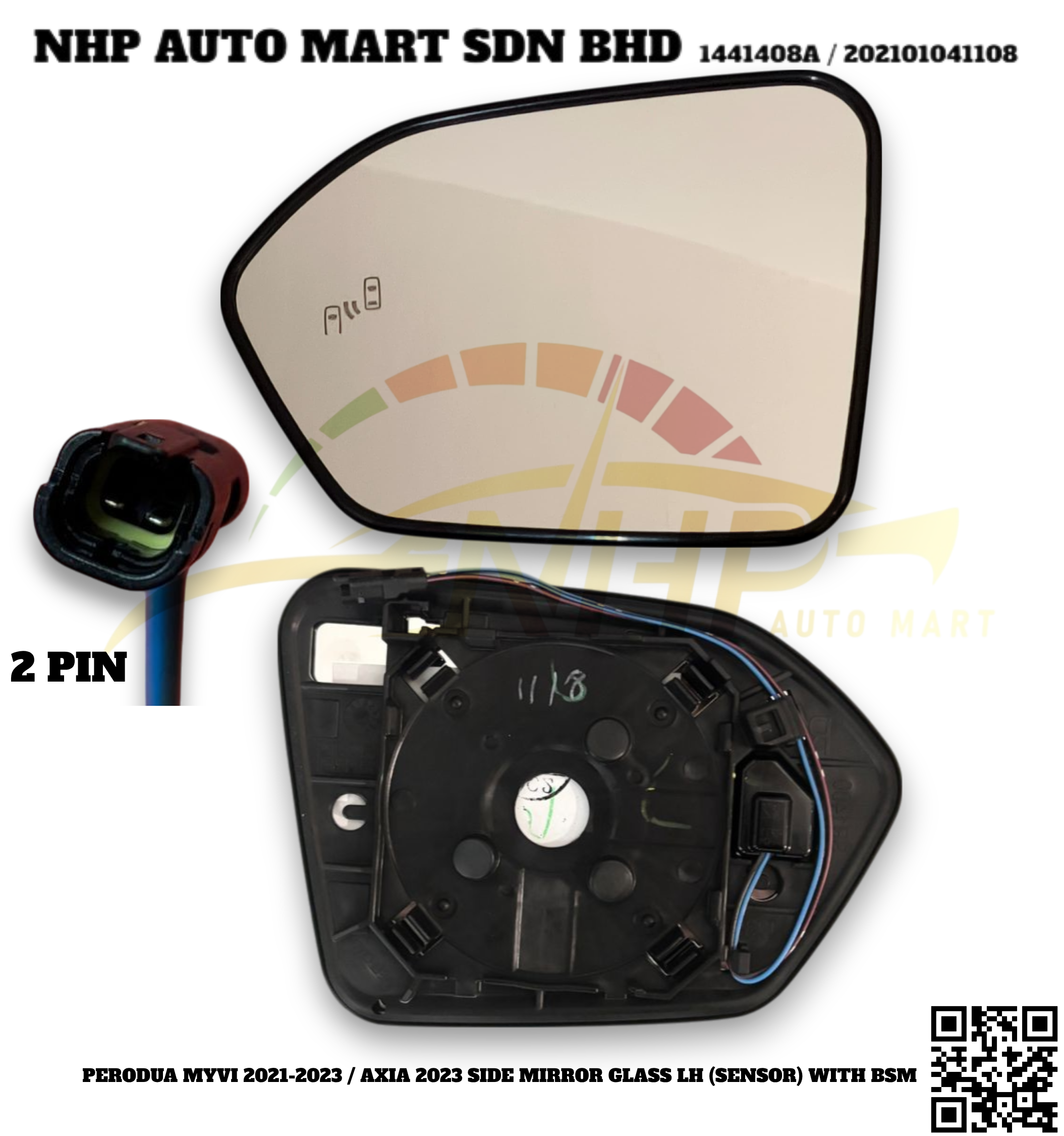 87931-BZ140 (F-R) LH NHP