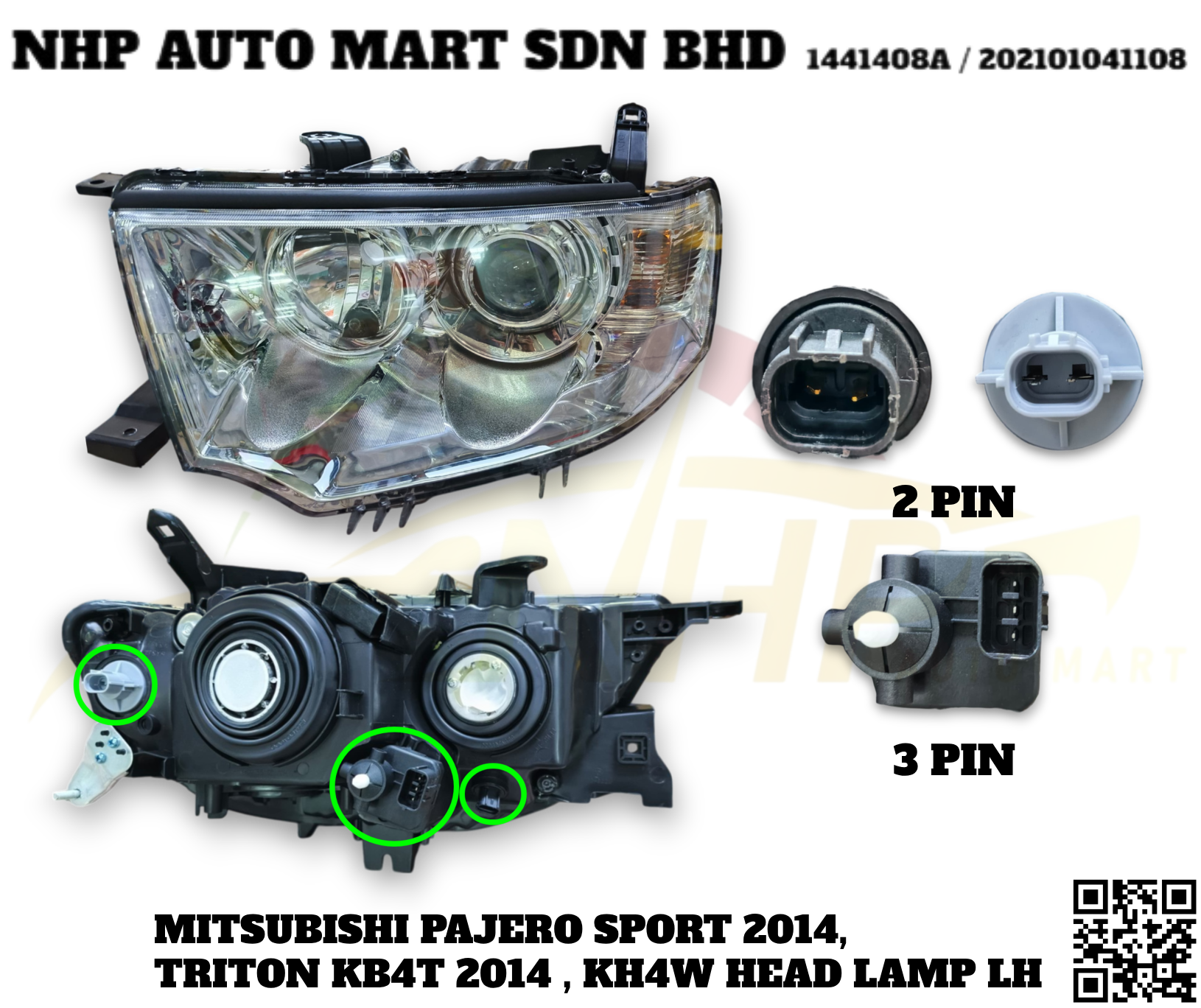 KH40008-180002T (F-R) LH NHP