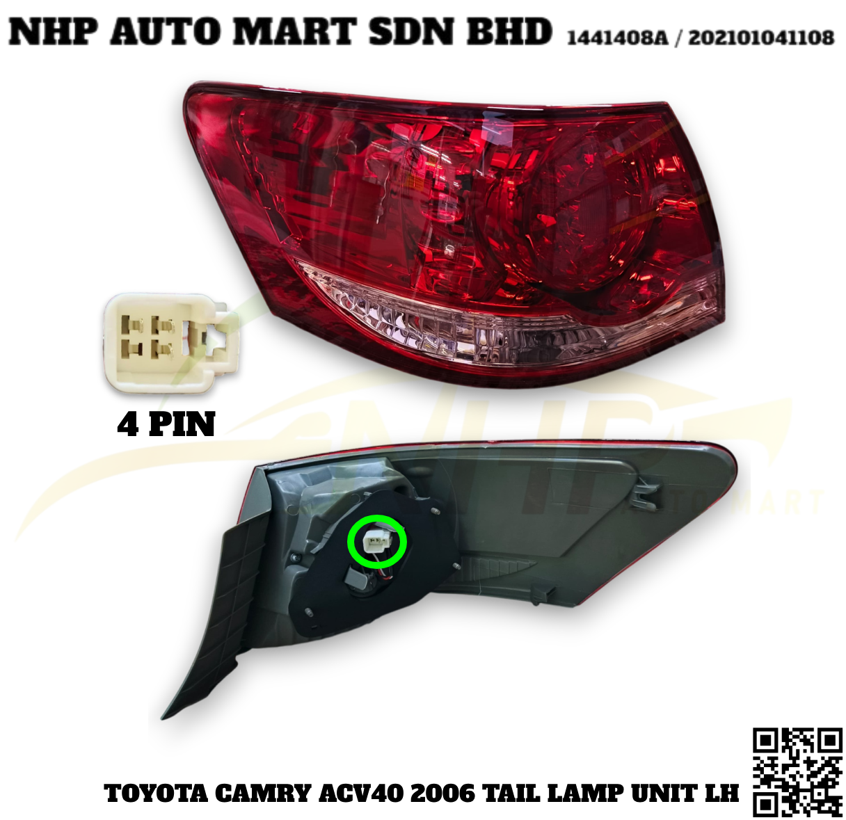ACV4007-18E002T LH (F-R) NHP