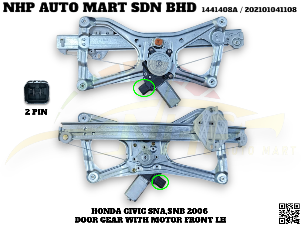 72250-SNA-A01 FLH NHP