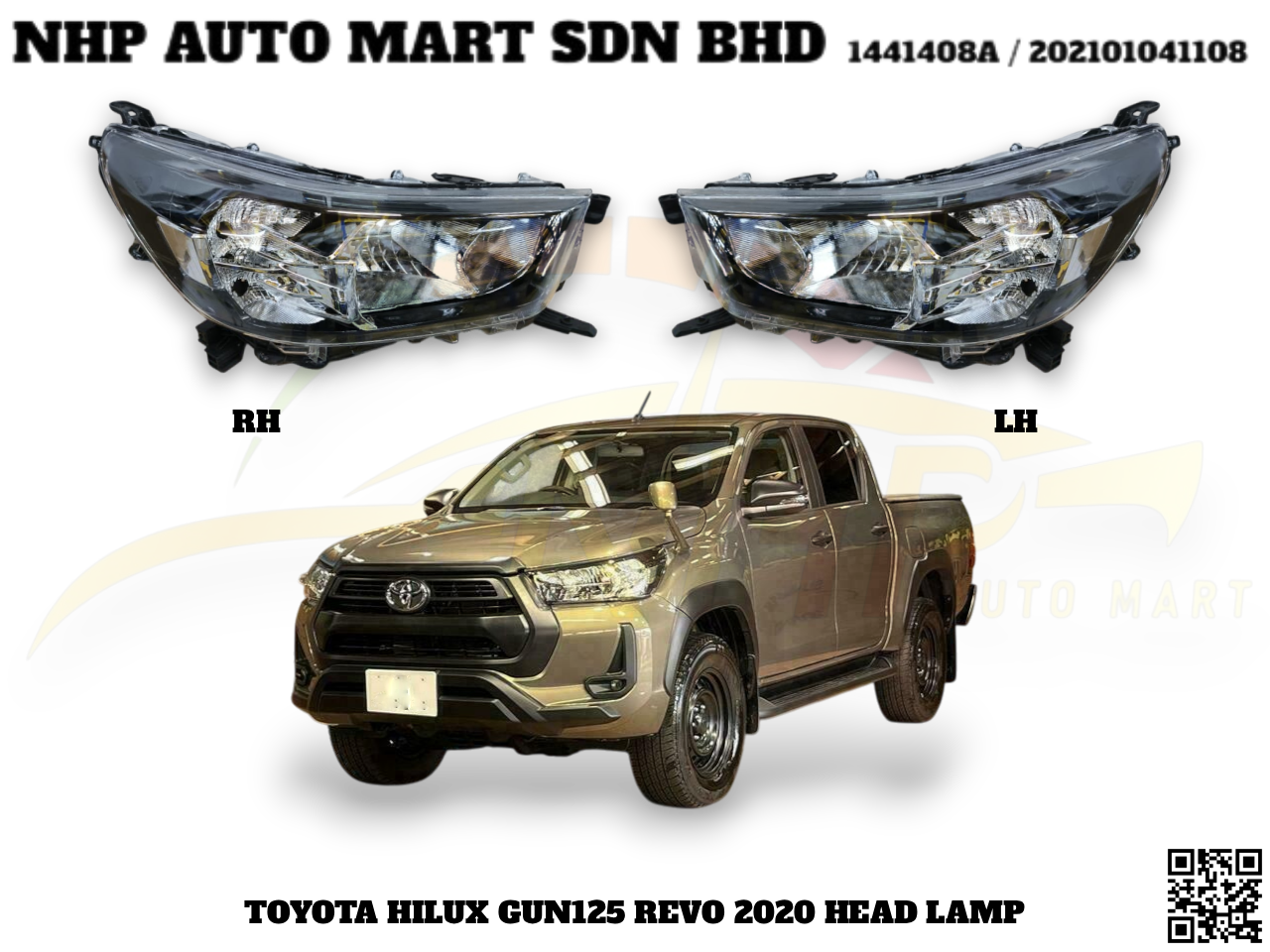 GUN125-20-01000L(R)-CP NHP