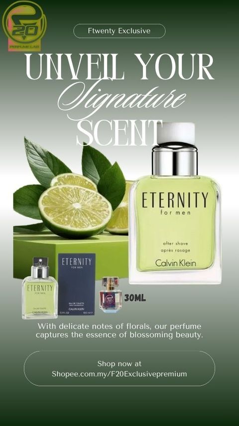 Green White Minimalist Perfume Promotion Instagram Story