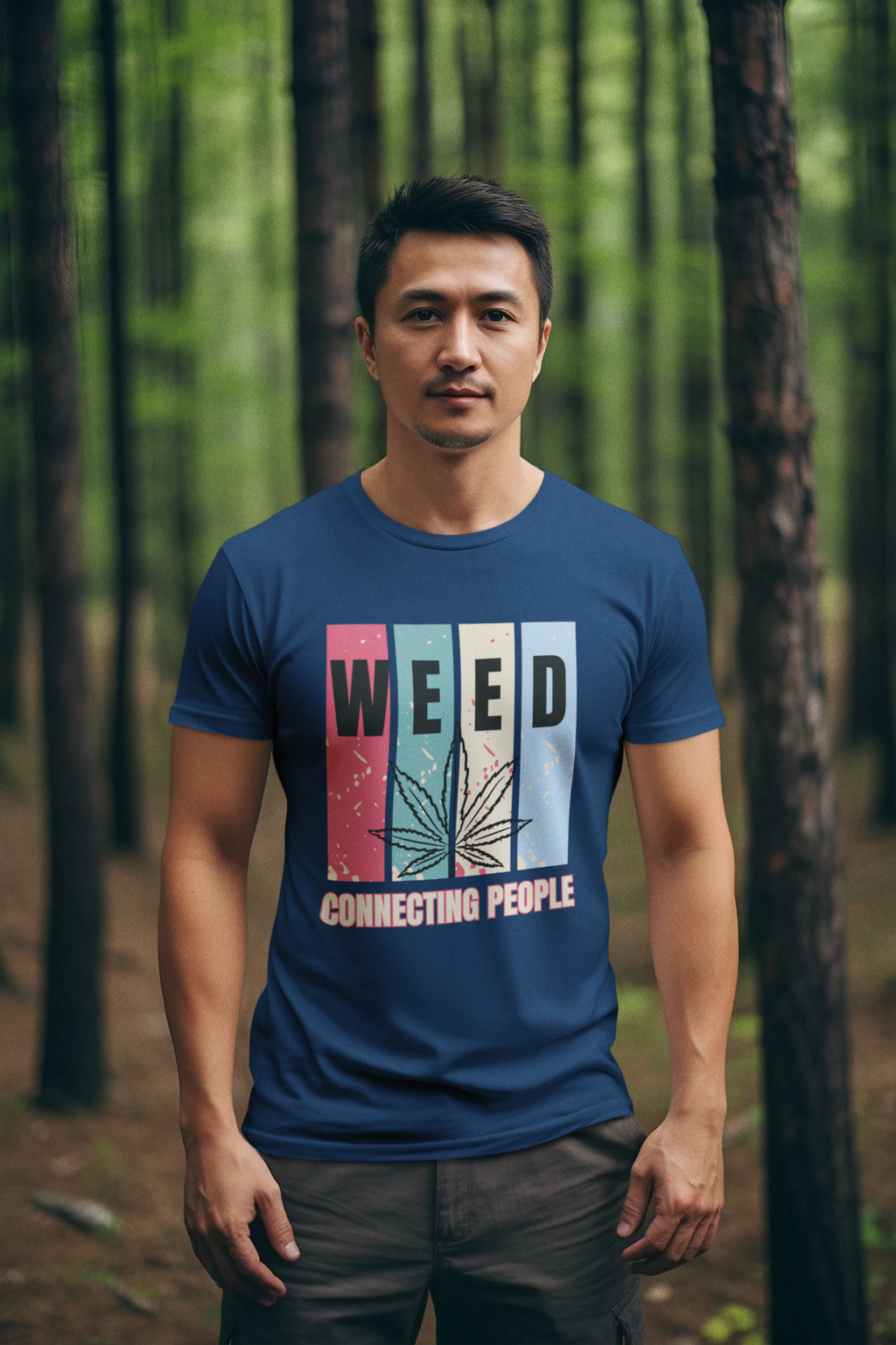 Ftwenty 010 Weed Connecting People Blue male