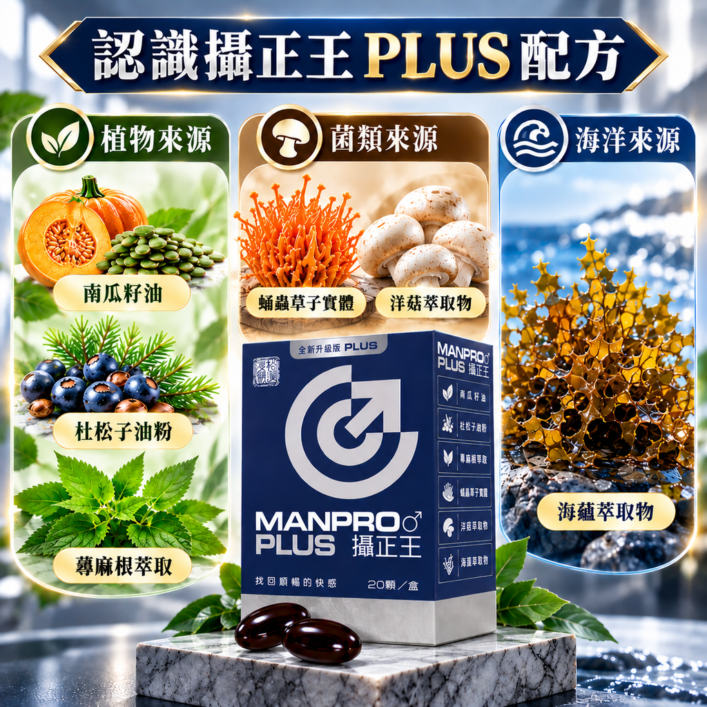 3 攝正王 PLUS 天然配方全覽