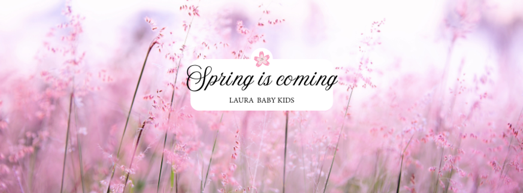 Pink Spring Floral Facebook Cover