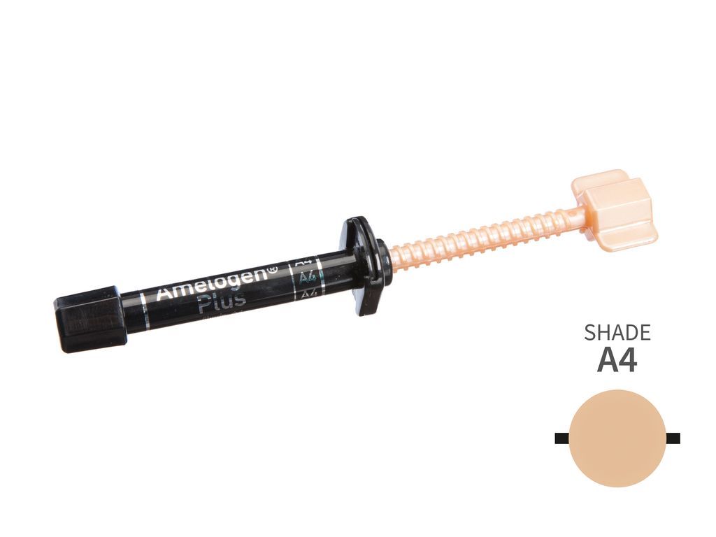 9033-Amelogen-Plus-composite-syringe-shade-A4-COMPOSITES