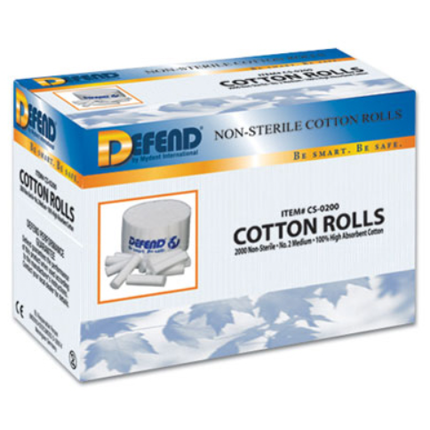 defend cotton rolls