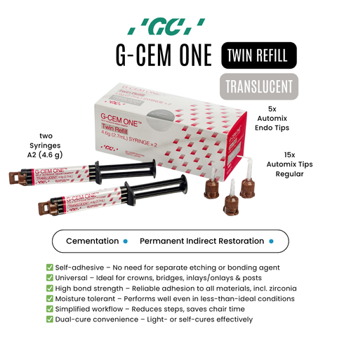 G-Cem One Twin Refill Translucent - ntcmall.com.my