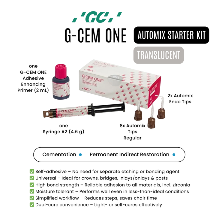 G-Cem One Starter Kit Translucent - ntcmall.com.my