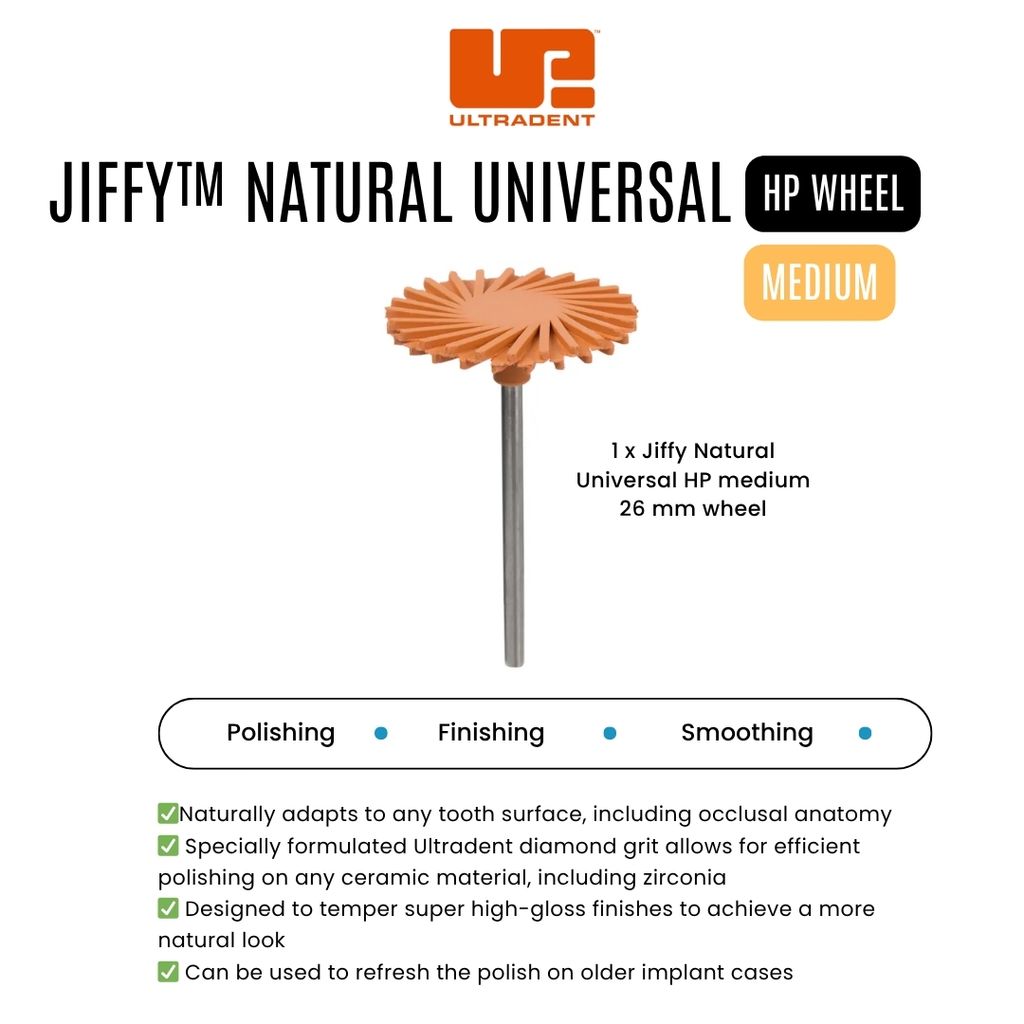 Ultradent Jiffy Natural Universal Medium ntcmall.com.my