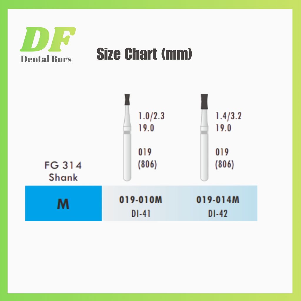 DF Double SI Size Chart