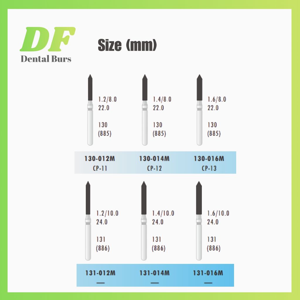 DF Pointed End Cylinder Medium Size