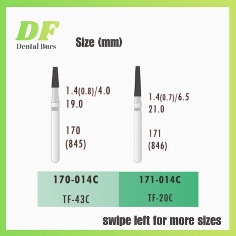 DF Flat End Cone Coarse Size