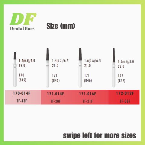 DF Flat End Cone Fine Size 1
