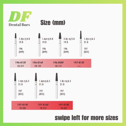 DF Round End Cone Fine Size 1