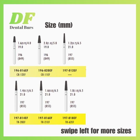 DF Round End Cone Extra Fine Size