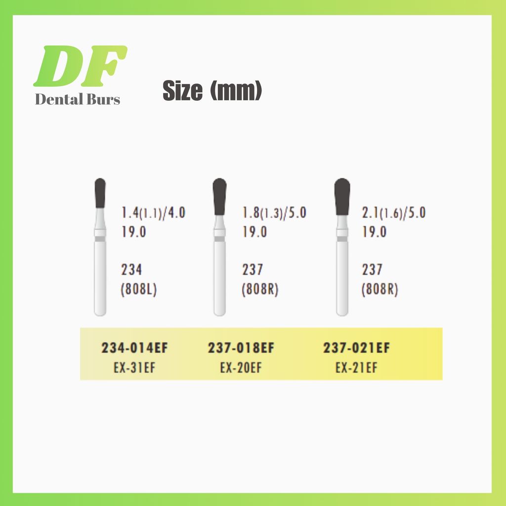 DF Pear Shape Extra Fine Size