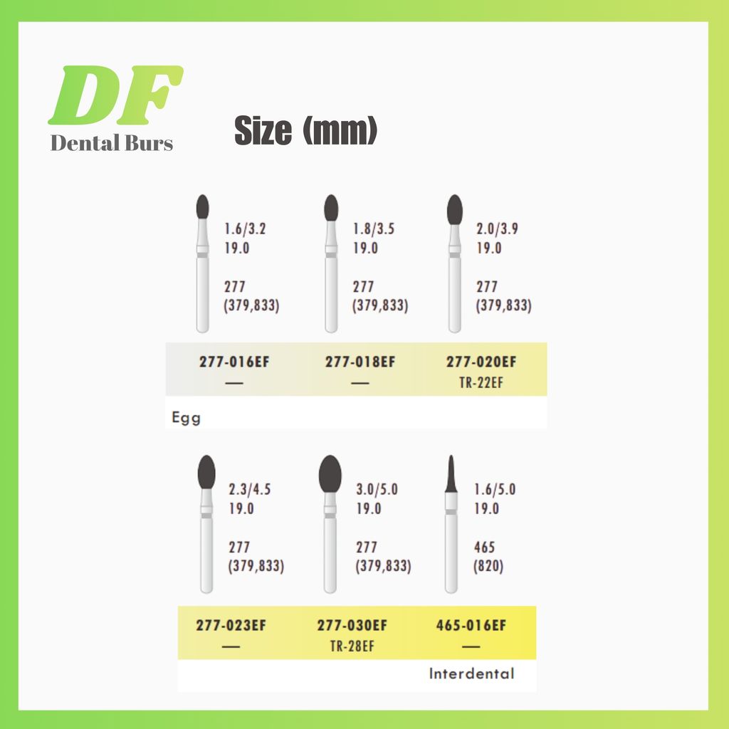 DF Egg Shape Extra Fine Size