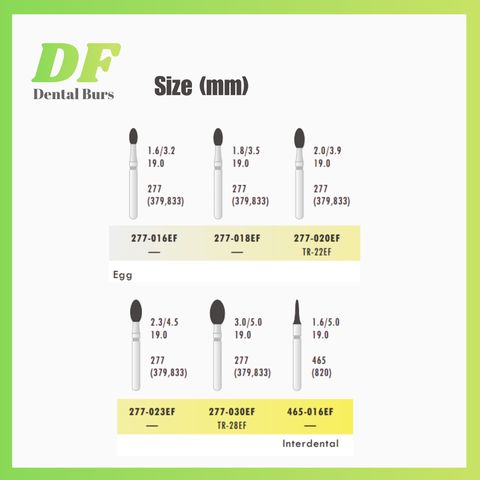 DF Egg Shape Extra Fine Size